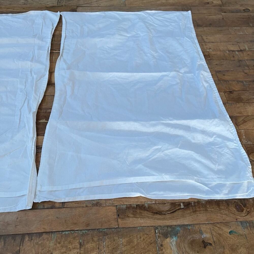 IKEA ÄNGSLILJA Full Queen Size White Duvet Cover and Pillowcase Set Contemporary - Picture 7 of 12